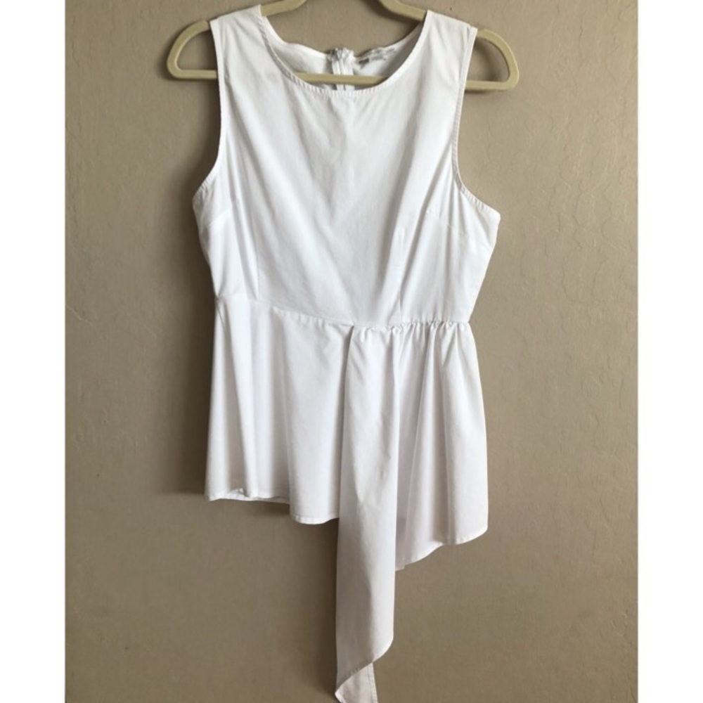 NY&Co sleeveless peplum shell